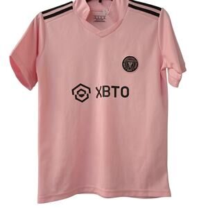 Adidas Inter Miami CF #10 Lionel Messi 2020 Authentic Soccer Jersey Pink Size 28